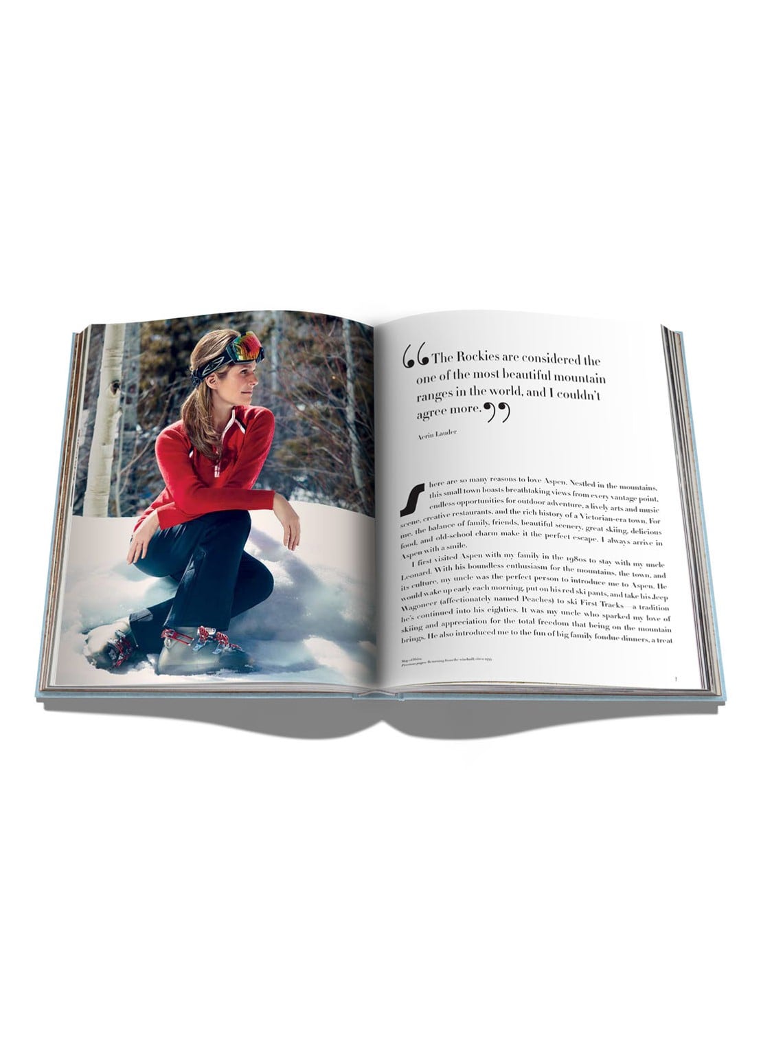 Assouline Aspen Style - detail lichtblauw