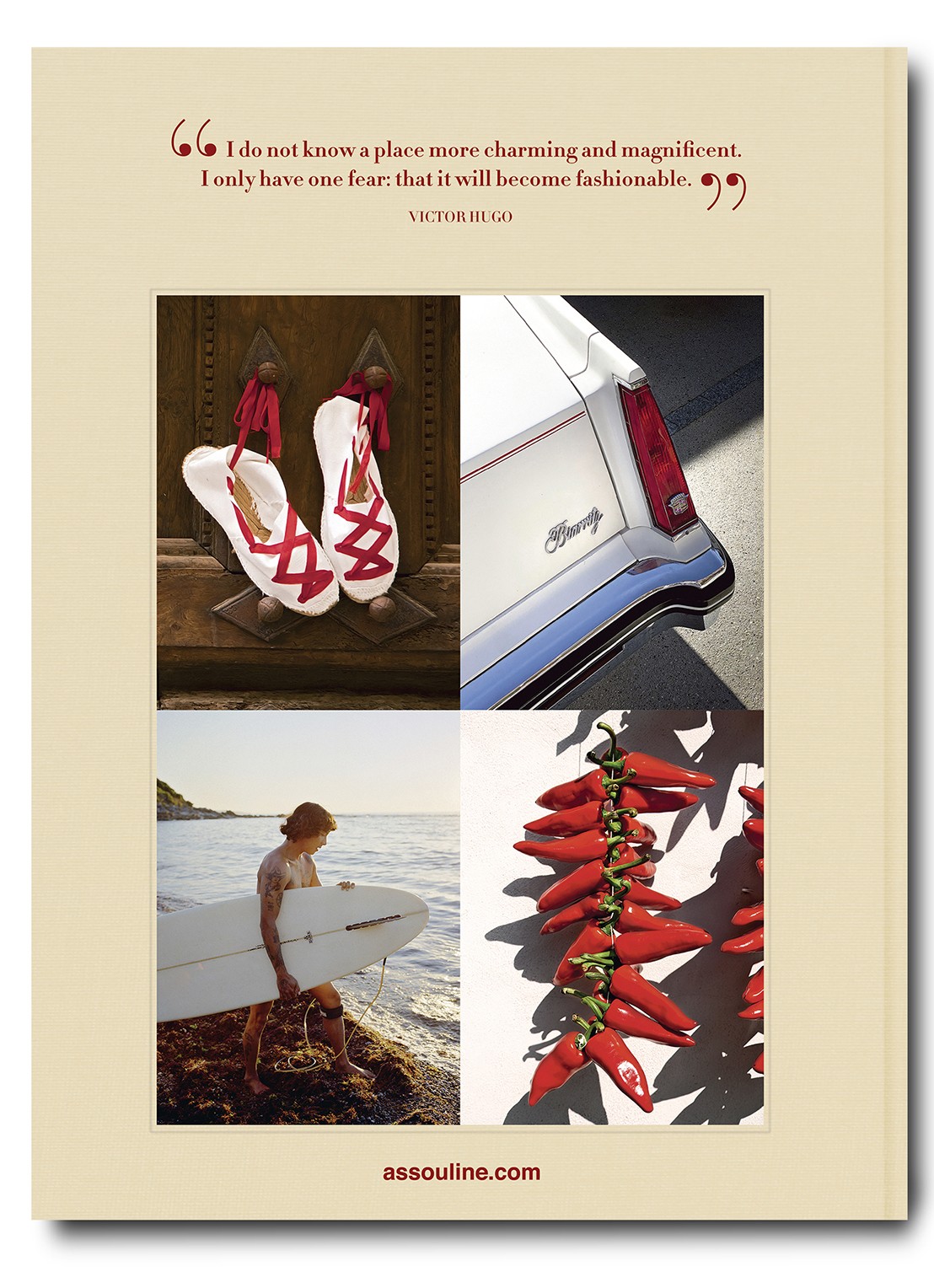Assouline Biarritz Basque - achterkant vanillegeel