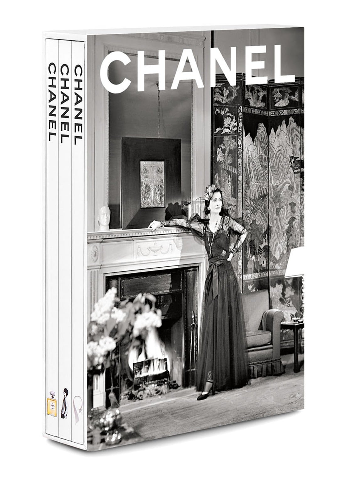 Assouline Chanel 3-Book Slipcase (New Edition) - detail 3 grijs