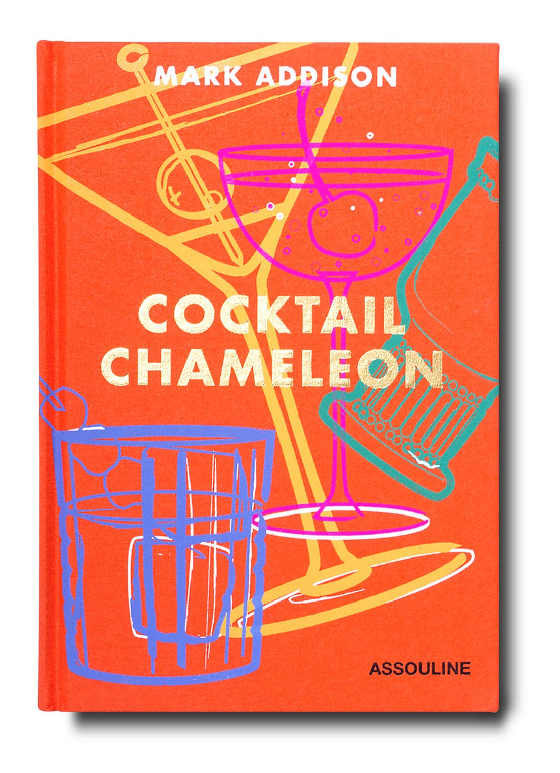 Assouline Cocktail Chameleon - voorkant oranjerood