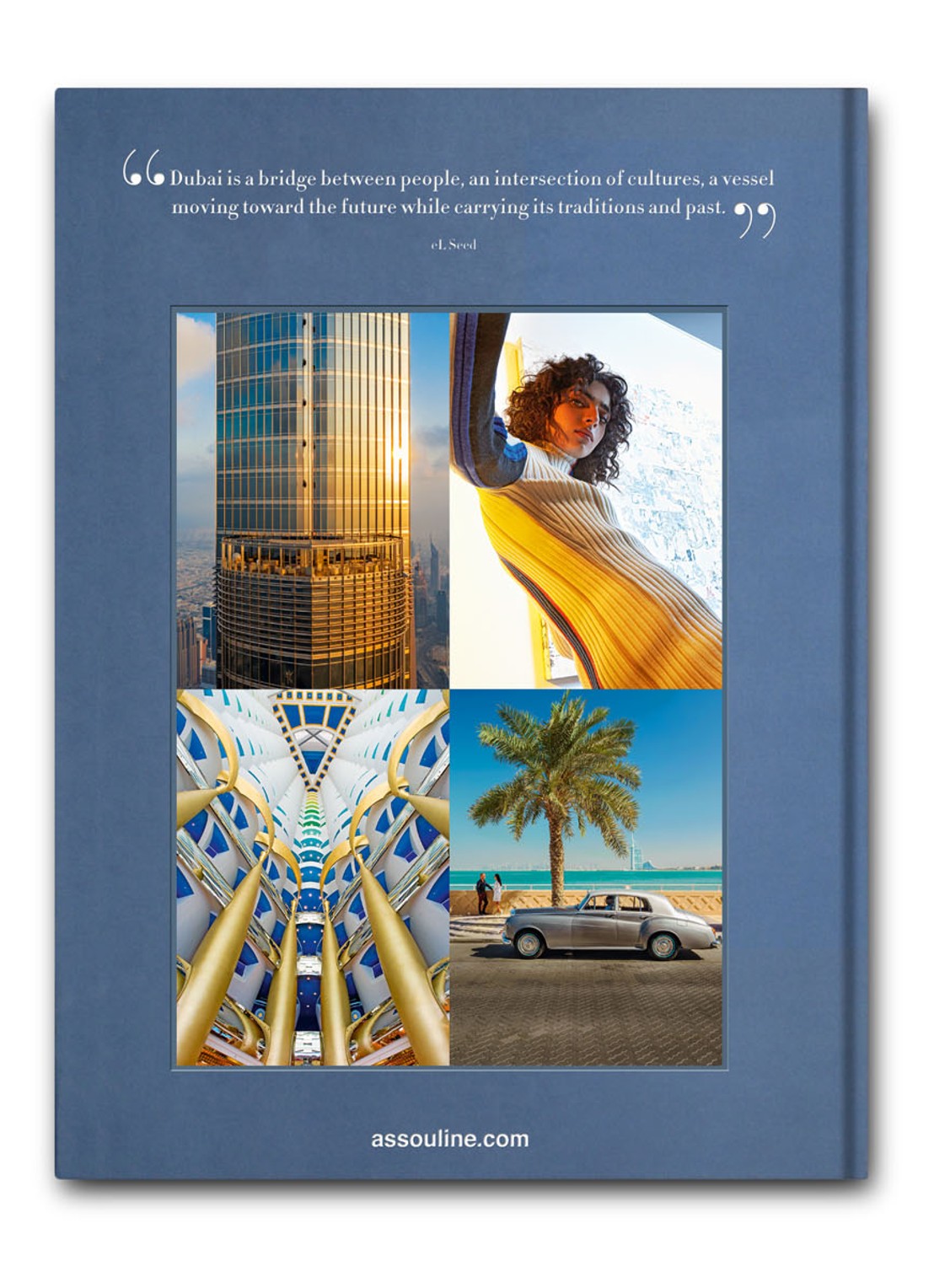 Assouline Dubai Wonder - detail 3 staalblauw