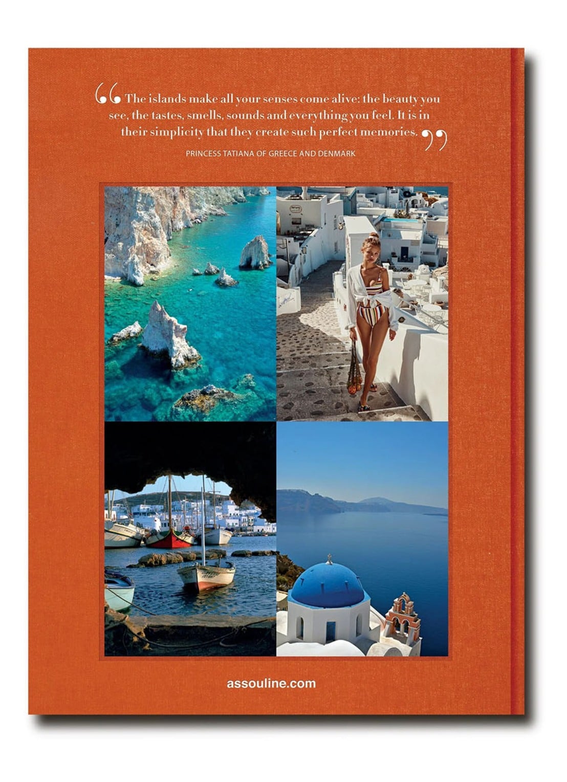 Assouline Greek Islands - detail 3 oranje
