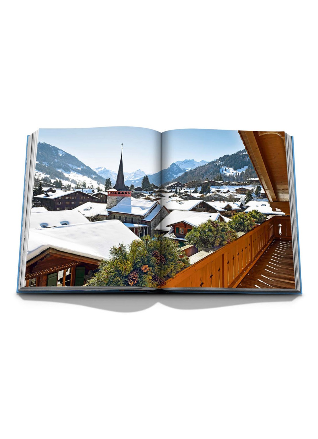Assouline Gstaad Glam - voorkant 2 staalblauw