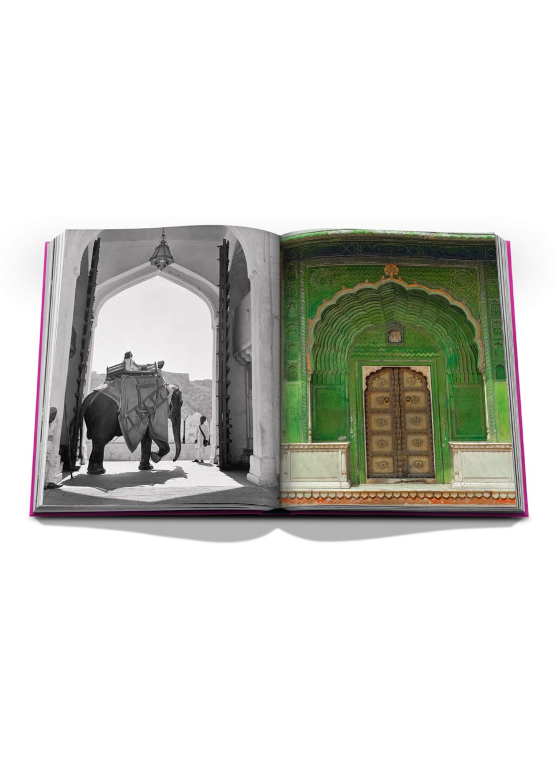 Assouline Jaipur Splendor - voorkant 2 fuchsia