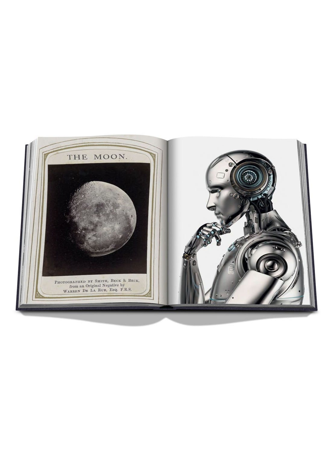 Assouline Moon Paradise - detail 4 donkerblauw