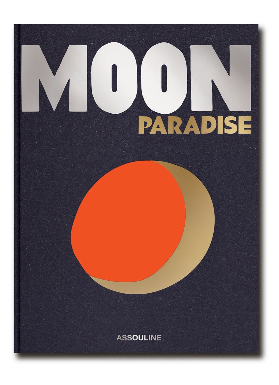 Assouline Moon Paradise - voorkant donkerblauw