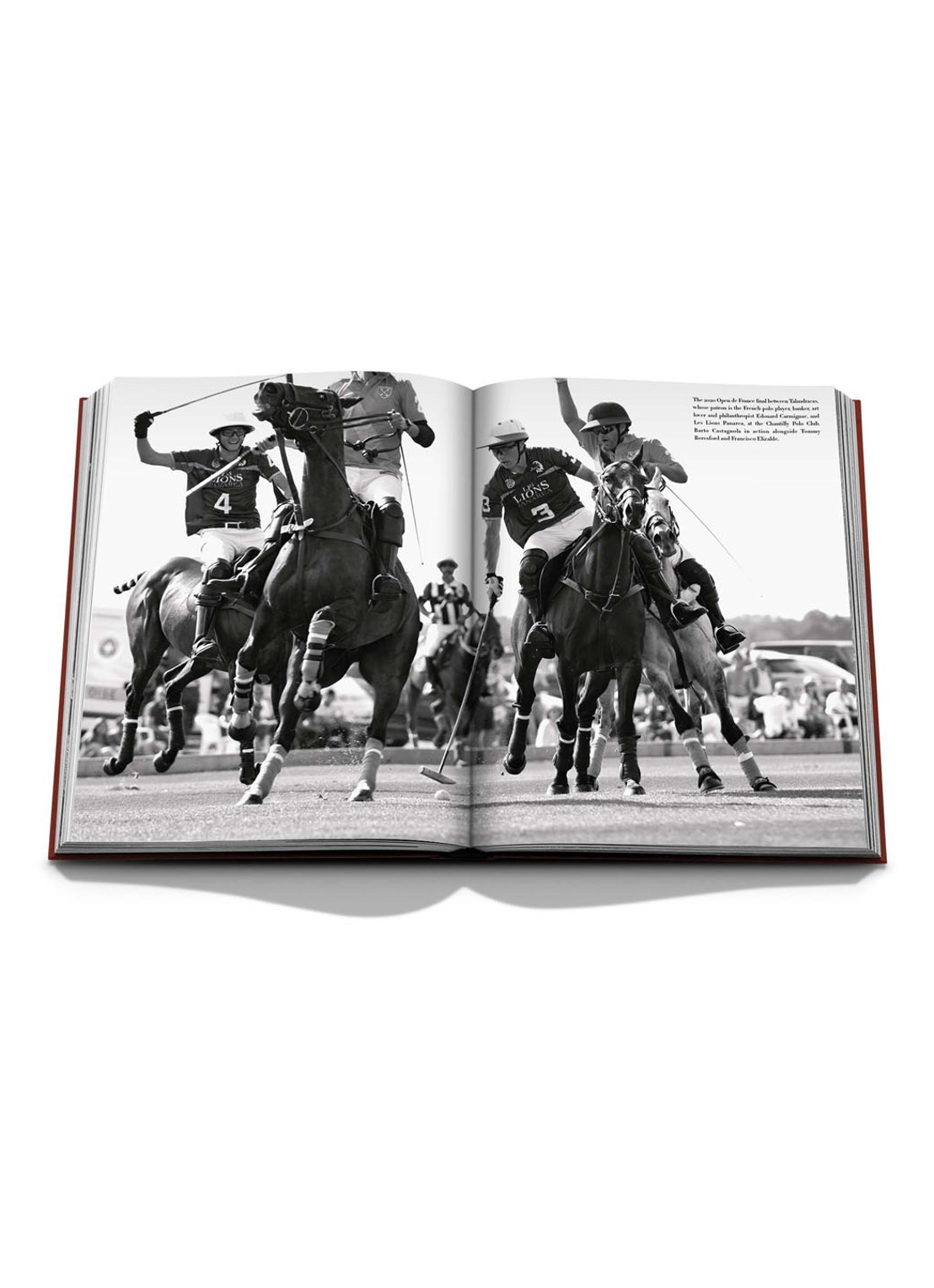 Assouline Polo Heritage - detail 4 bordeauxrood