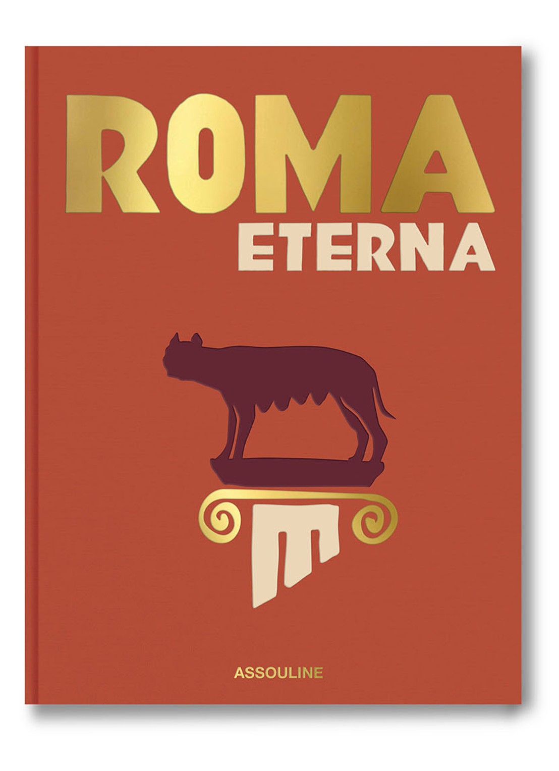 Assouline Roma Eterna - voorkant roodbruin