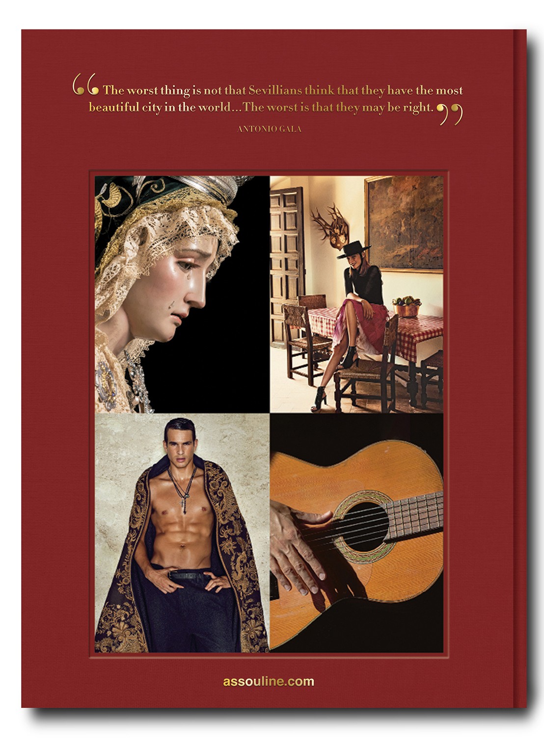 Assouline Sevilla Arte - achterkant 7 donkerrood