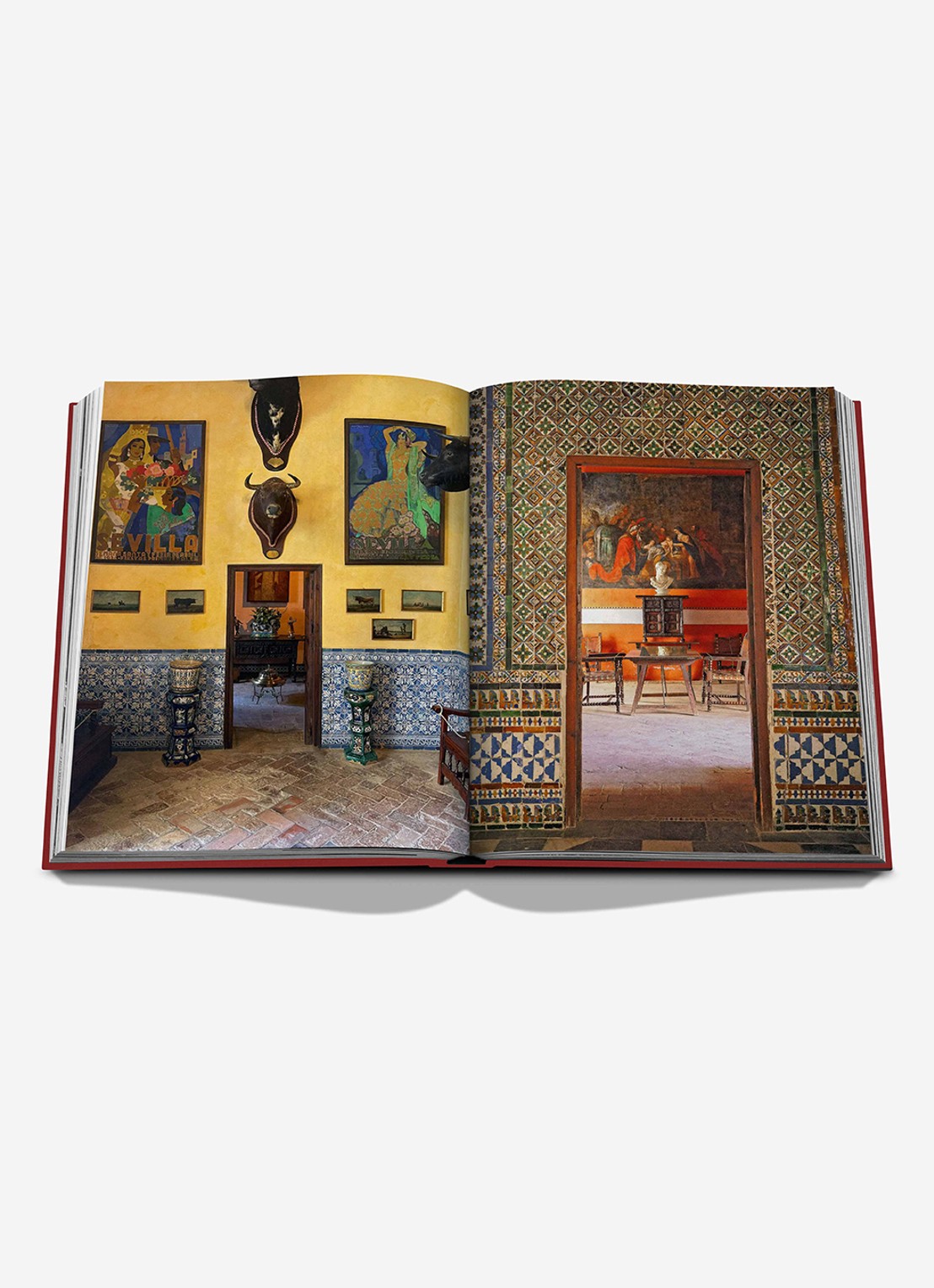 Assouline Sevilla Arte - detail 3 donkerrood