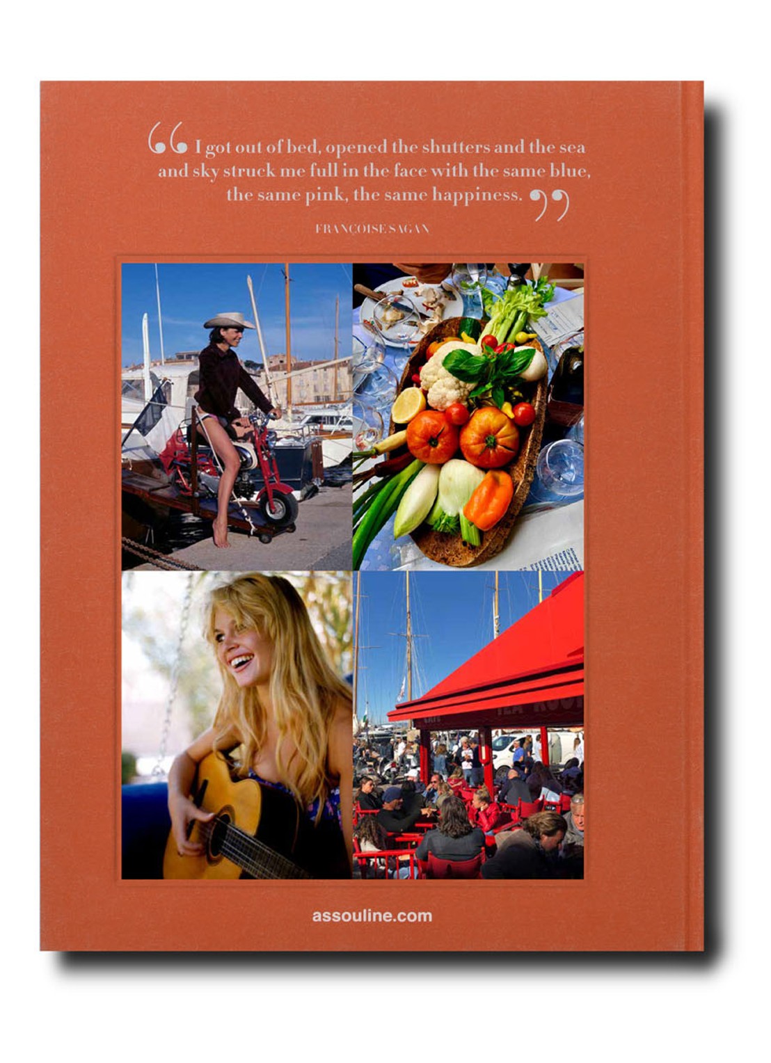 Assouline St. Tropez Soleil - detail donkeroranje