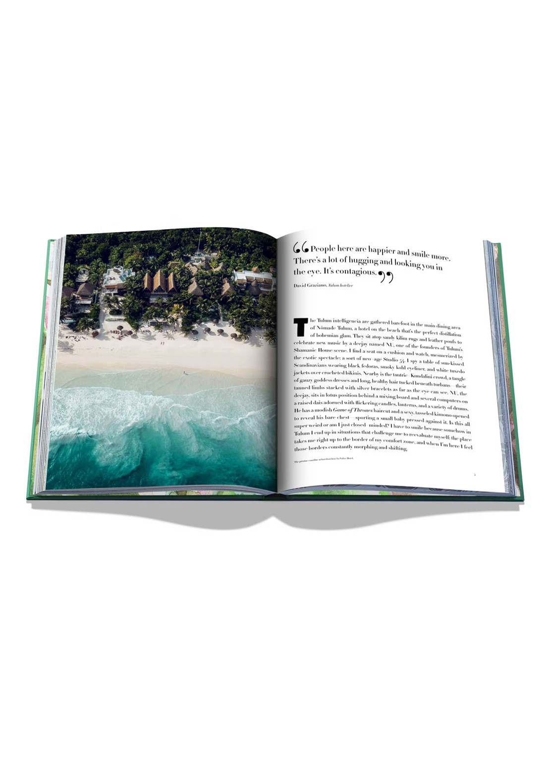 Assouline Tulum Gypset - detail 4 groen