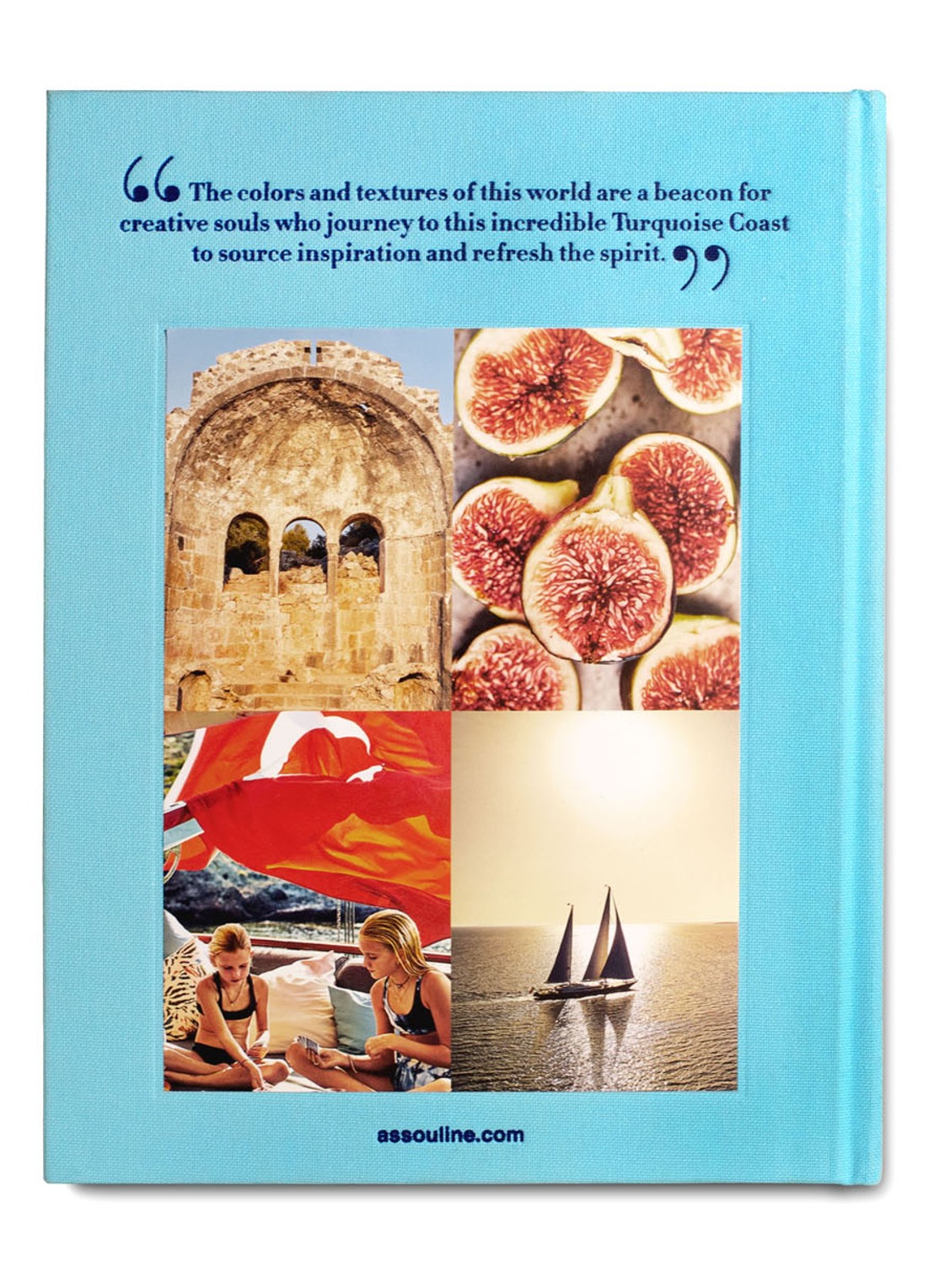 Assouline Turquoise Coast - detail lichtblauw