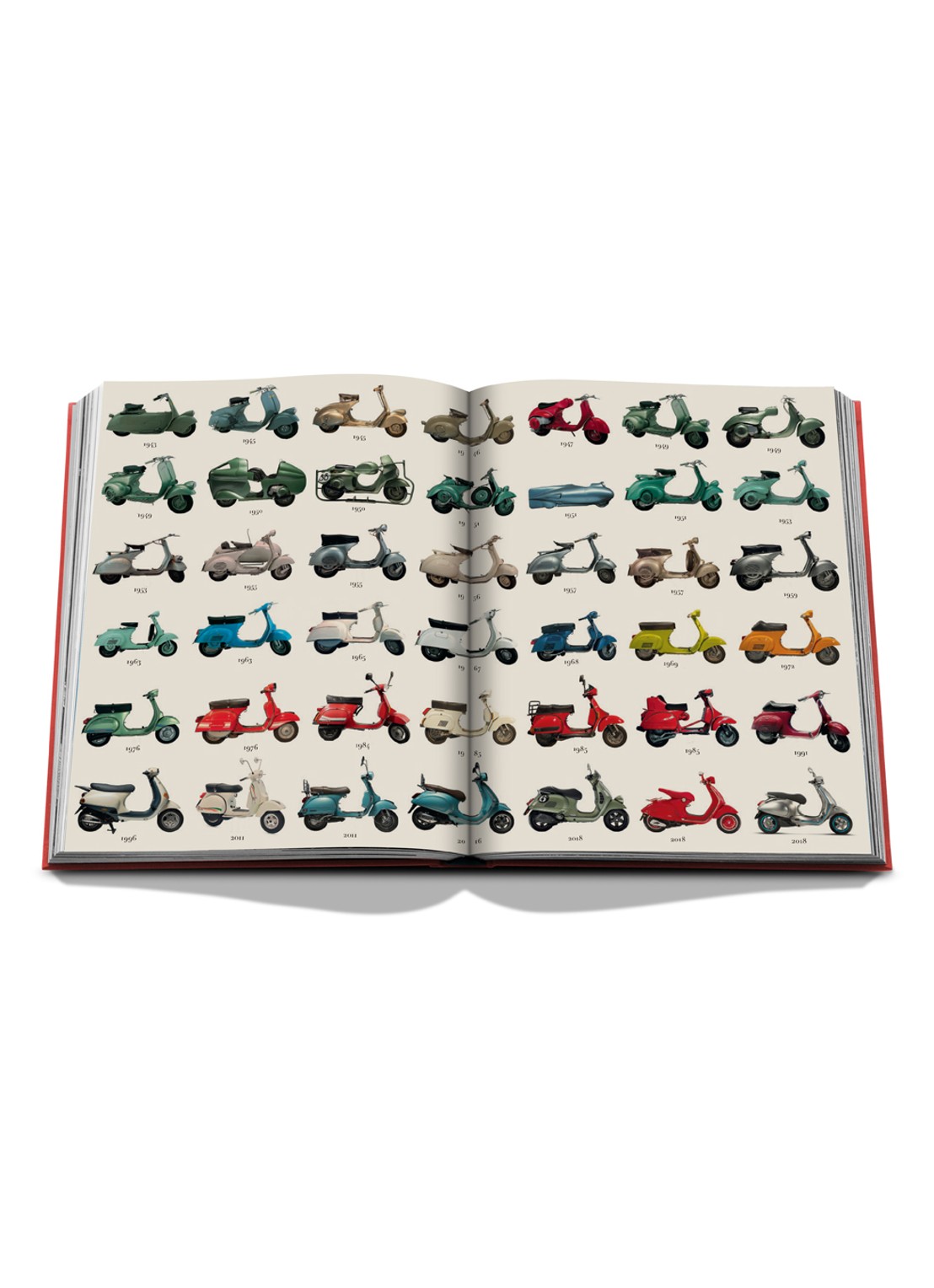 Assouline Vespa - voorkant 2 multicolor