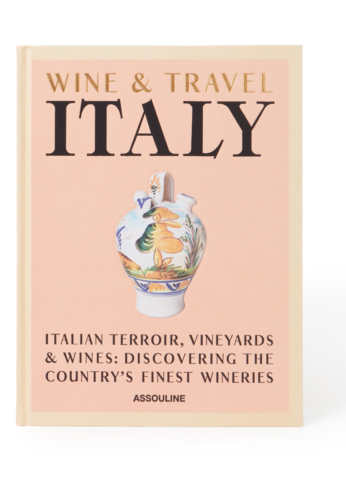 Assouline Wine & Travel Italy - voorkant zalmroze