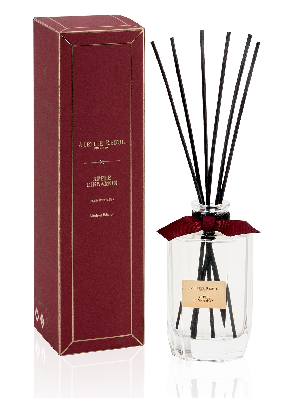 Atelier Rebul Apple Cinnamon geurstokjes 200 ml - voorkant undefined