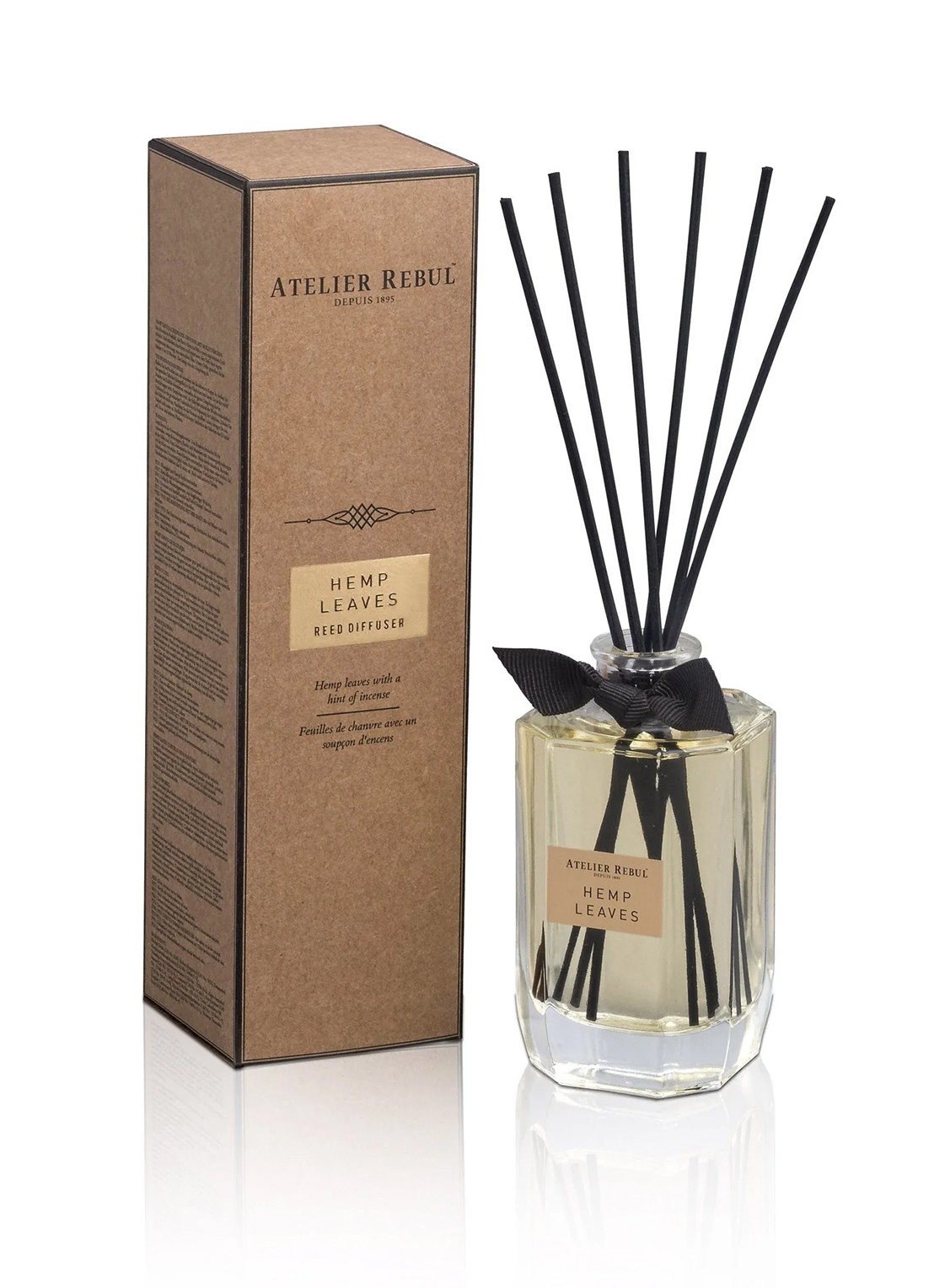 Atelier Rebul Hemp Leaves geurstokjes 200 ml - voorkant undefined