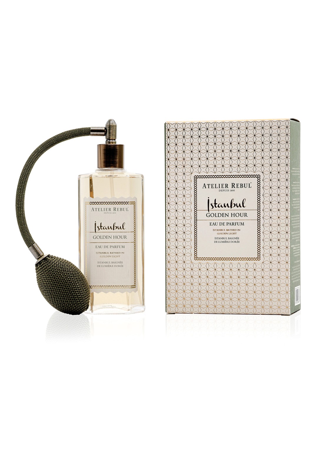 Atelier Rebul Istanbul Golden Hour Eau de Parfum - voorkant vanillegeel