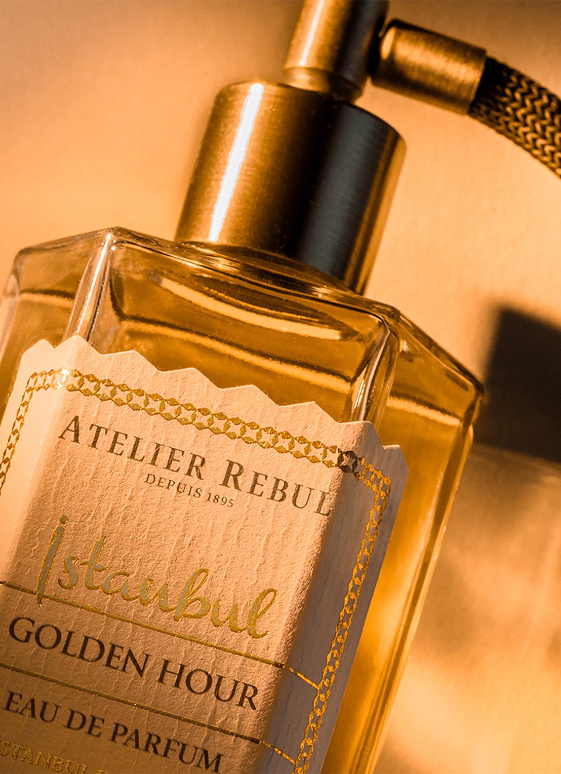 Atelier Rebul Istanbul Golden Hour Eau de Parfum - voorkant 2 vanillegeel