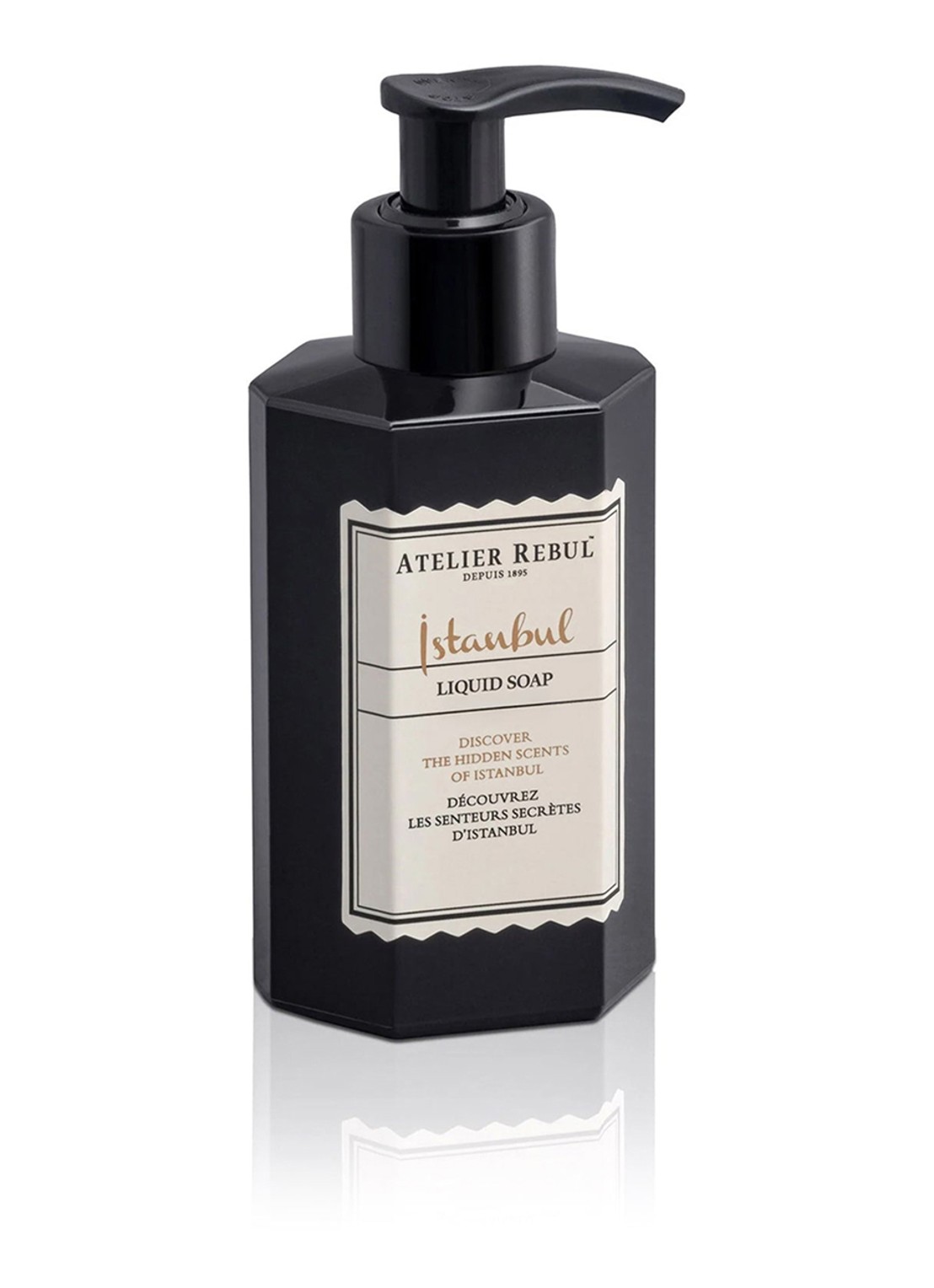 Atelier Rebul Istanbul handzeep 100 ml - voorkant 2 zwart