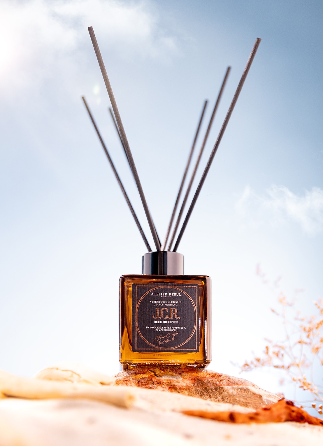 Atelier Rebul J.C.R. Geurstokjes 120ml - detail 3 bruin