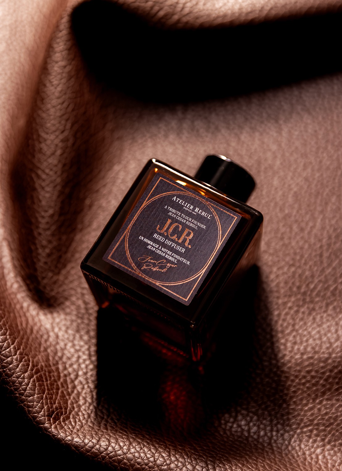 Atelier Rebul J.C.R. Geurstokjes 120ml - voorkant 2 bruin