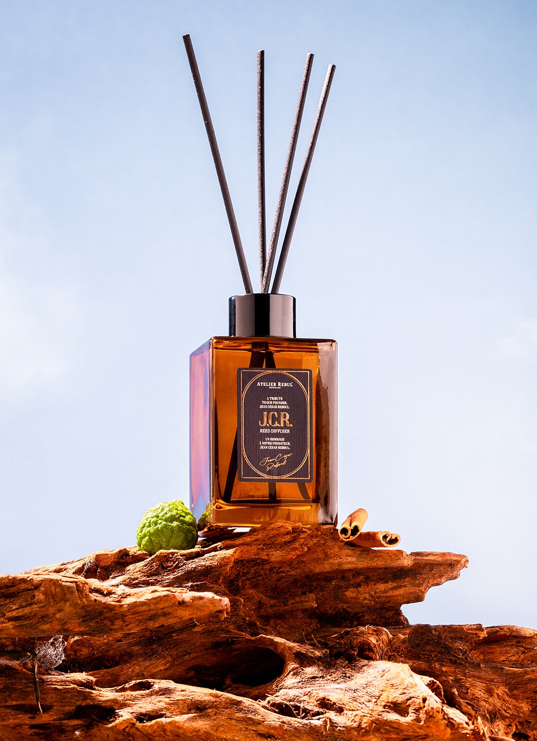 Atelier Rebul J.C.R. Geurstokjes 515 ml - detail 2 camel