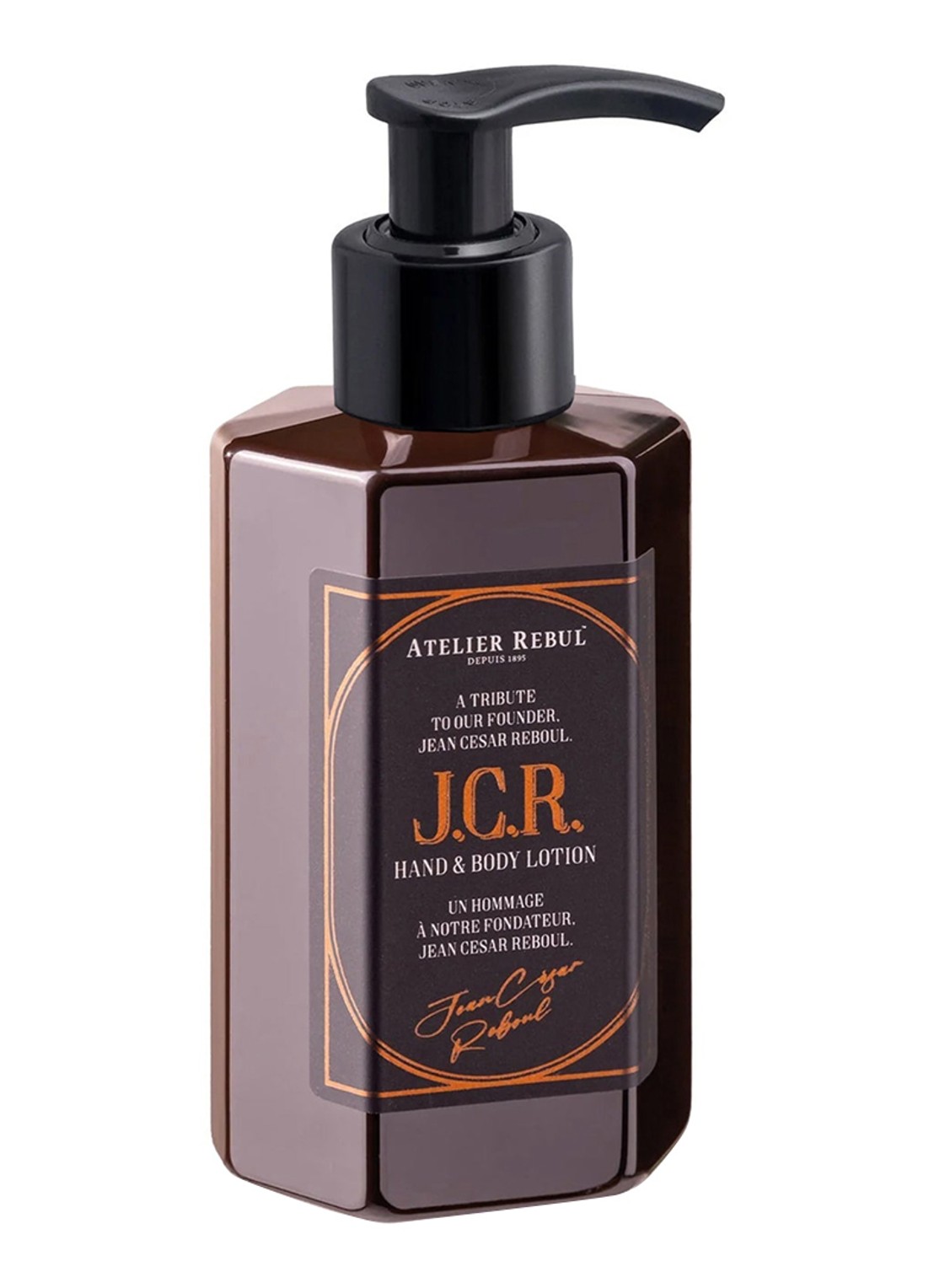 Atelier Rebul J.C.R. hand- & bodylotion 100 ml - voorkant 2 bruin