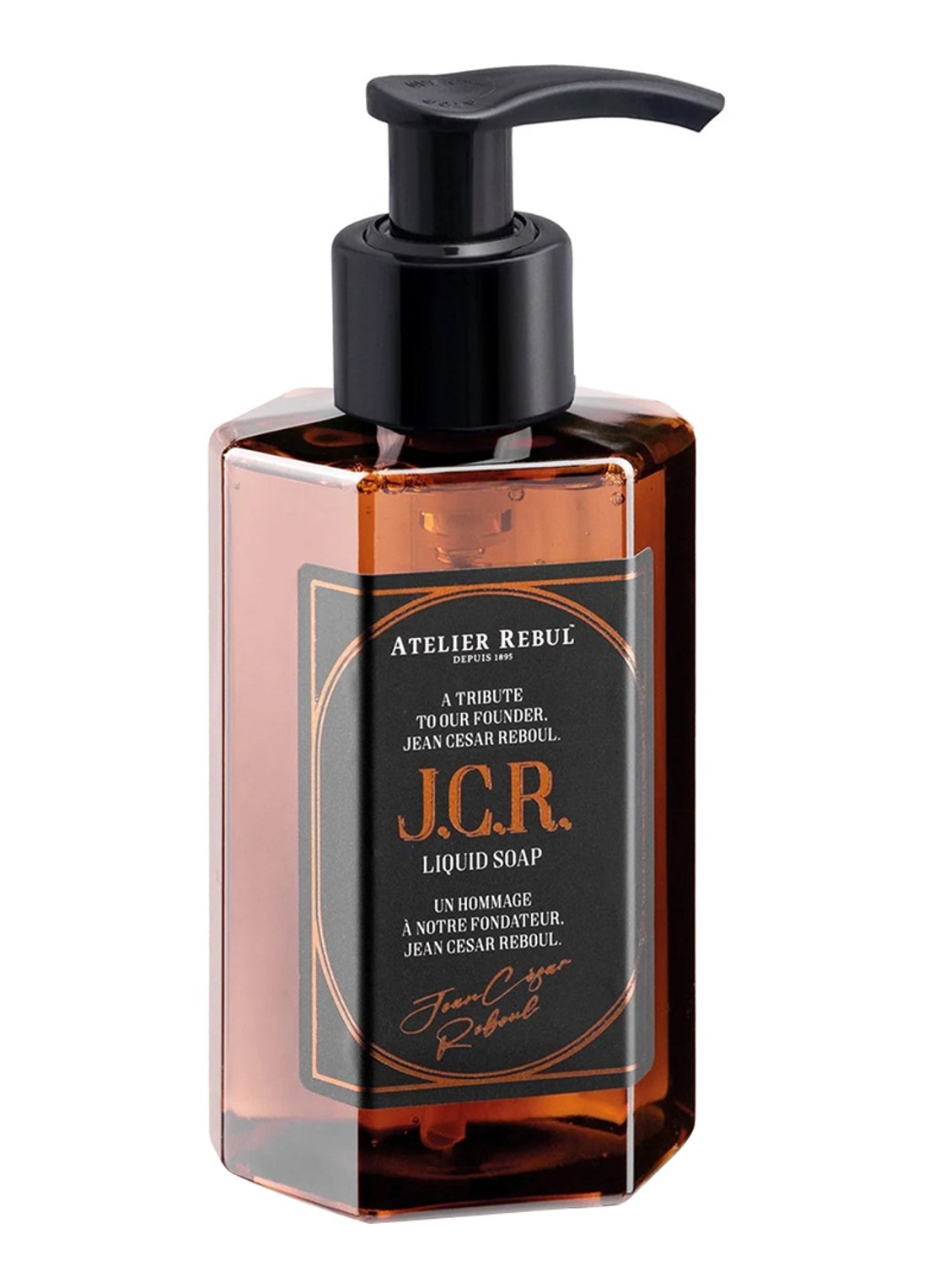 Atelier Rebul J.C.R. handzeep 100 ml - voorkant bruin