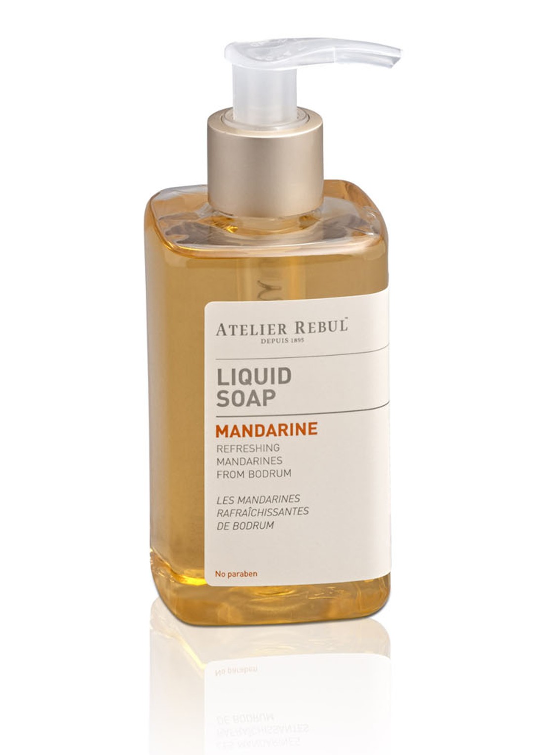 Atelier Rebul Mandarine Liquid Soap - handzeep - voorkant 3 undefined