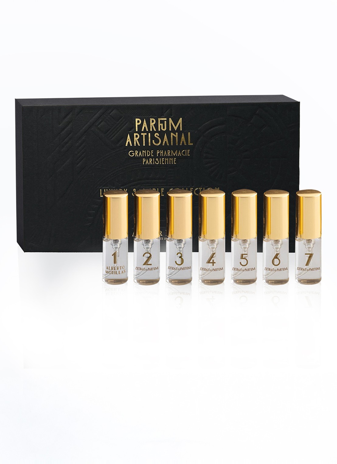 Atelier Rebul Parfum Artisanal Luxury Sample Collection - mini parfumset - voorkant 2 undefined