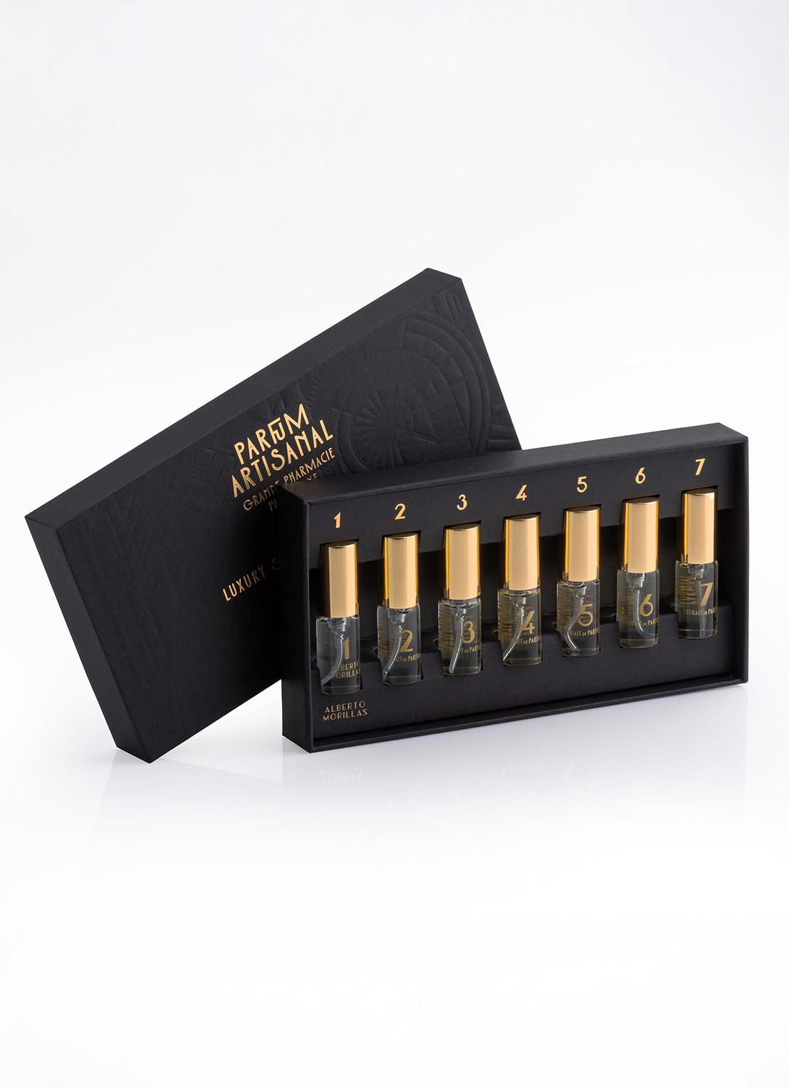 Atelier Rebul Parfum Artisanal Luxury Sample Collection - mini parfumset - voorkant 3 undefined