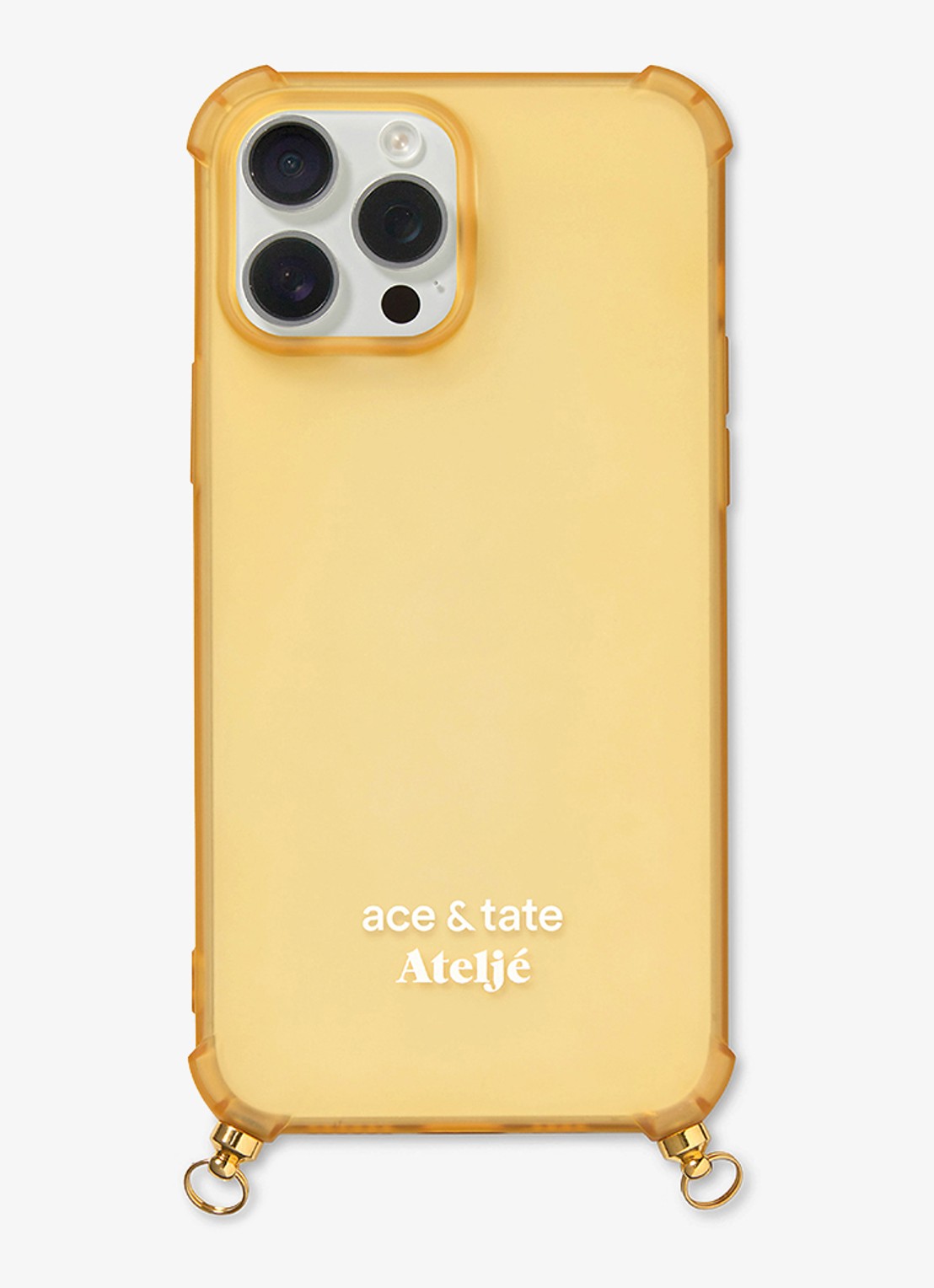 Ateljé Telefoonhoes voor iPhone 13 Pro Max - voorkant geel