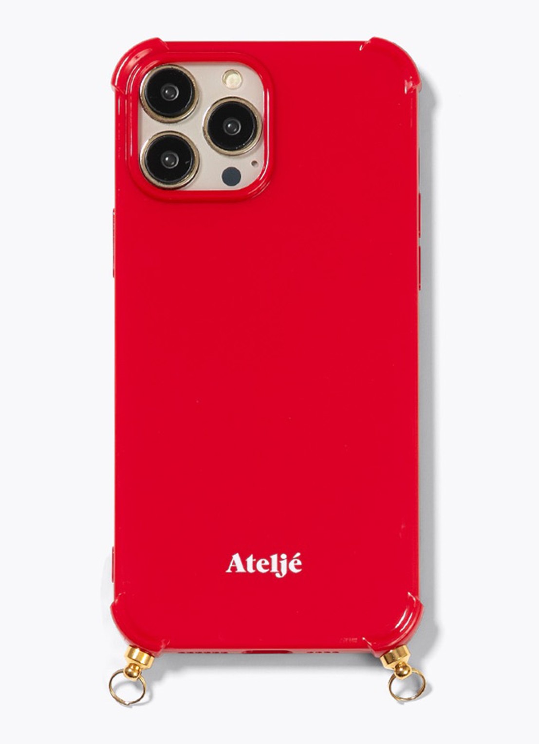 Ateljé Telefoonhoes voor iPhone 13 Pro - voorkant rood