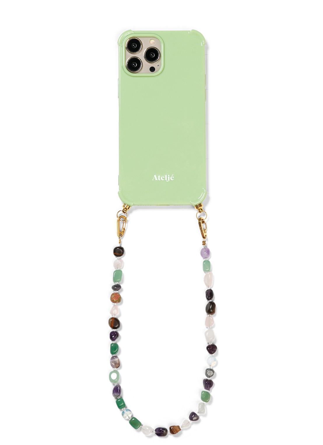 Ateljé Telefoonhoes voor iPhone 13 - detail 4 lichtgroen