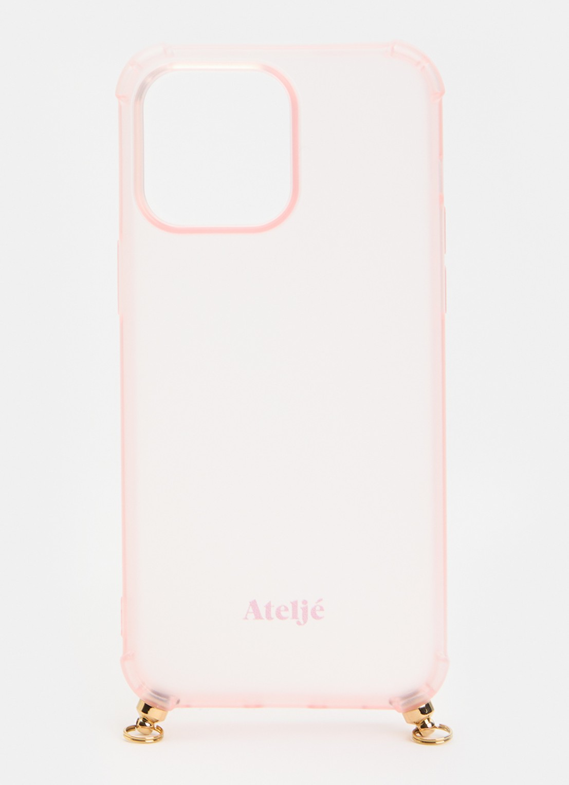 Ateljé Telefoonhoes voor iPhone 14 Pro Max - voorkant 2 roze