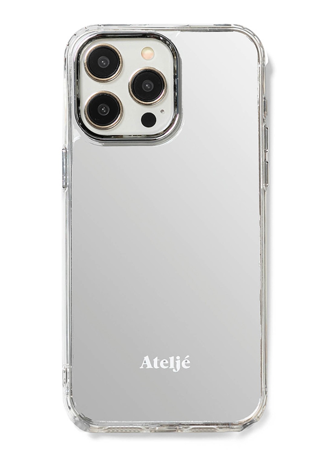 Ateljé Telefoonhoes voor iPhone 14 Pro Max - voorkant zilver