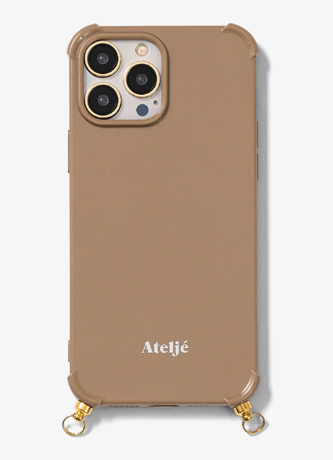 Ateljé Telefoonhoes voor iPhone 16 Plus - voorkant camel