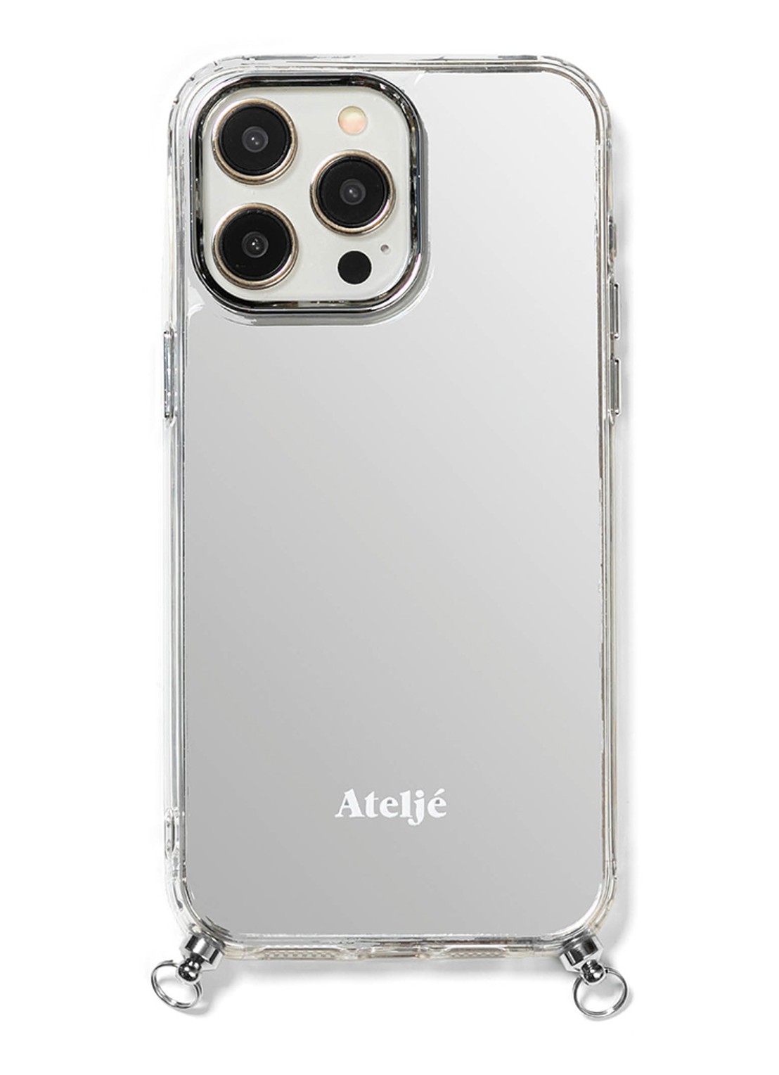 Ateljé Telefoonhoes voor iPhone 16 Pro - voorkant 3 zilver