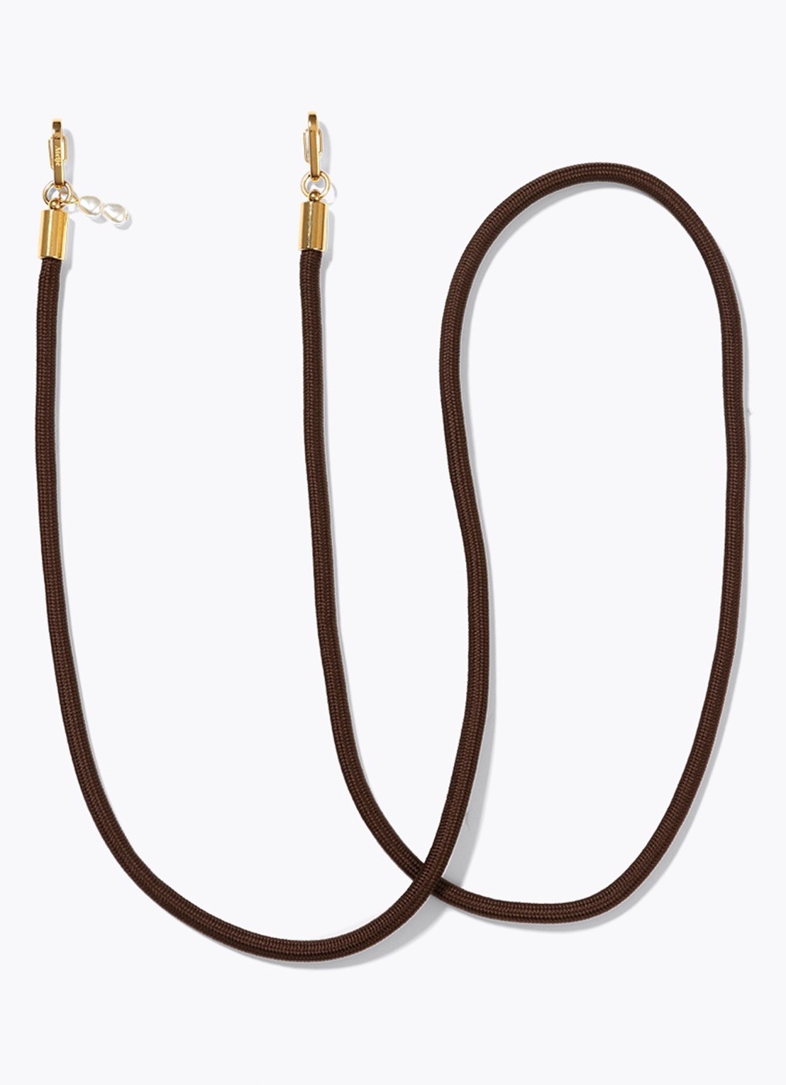 Ateljé Terra crossbody telefoonkoord - voorkant 2 donkerbruin
