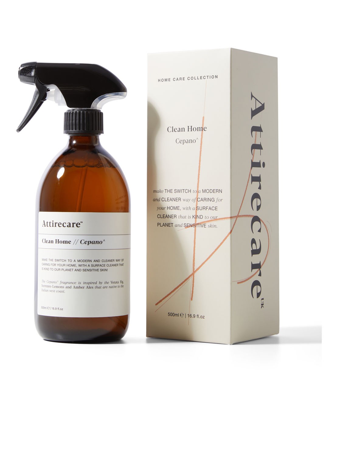 Attirecare Clean Home Cepano oppervlakte spray 500 ml - voorkant undefined