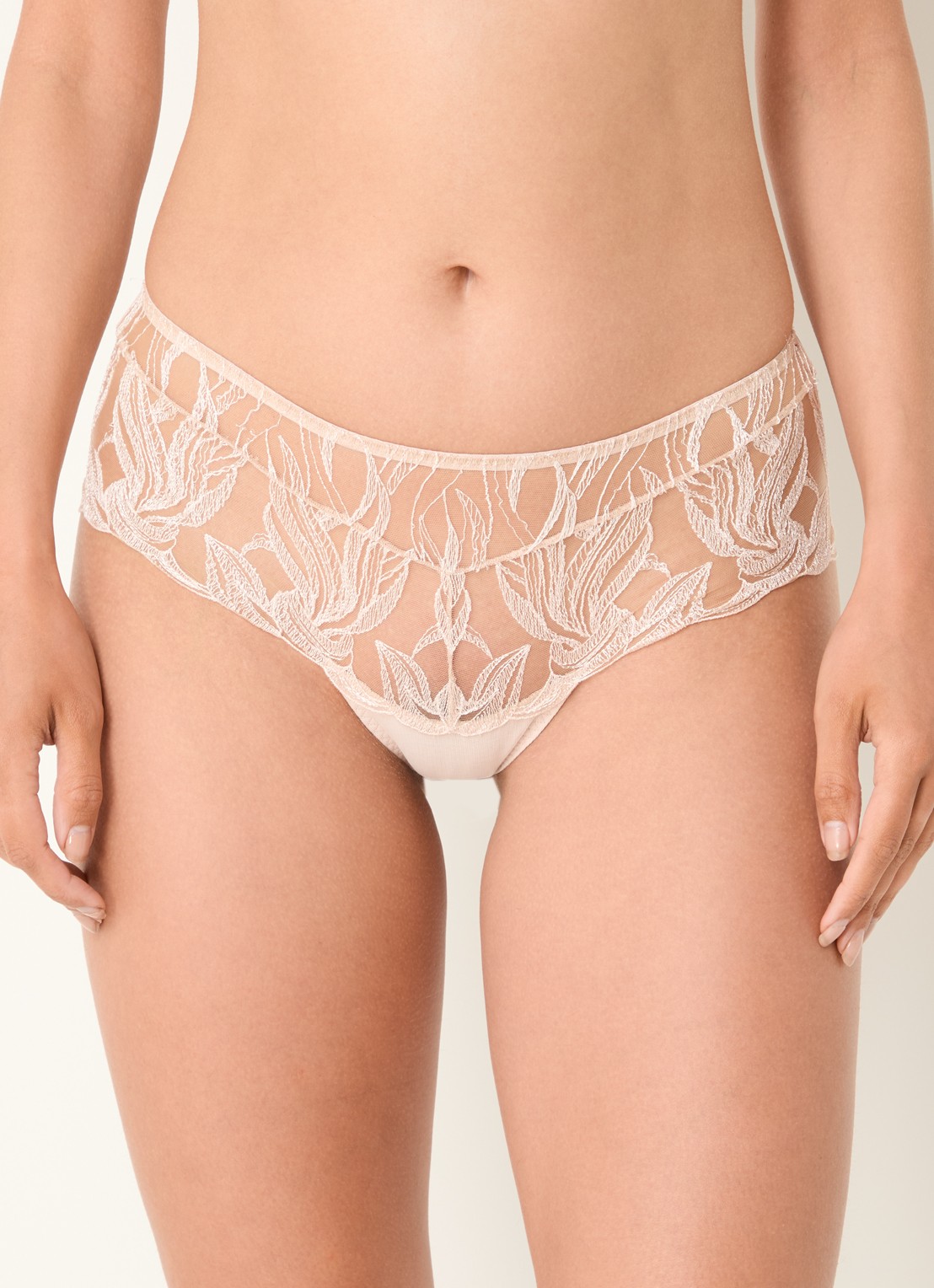 Aubade Into The Groove shorty van mesh - detail beige