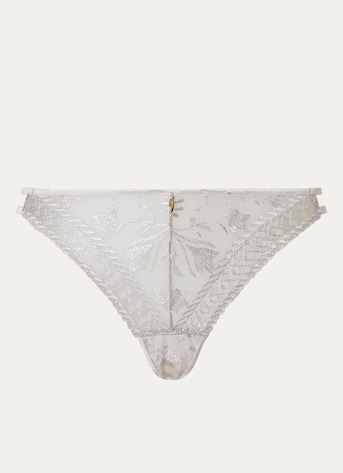 Leg Spell String Aubade Magnetic Spell string van mesh met borduring • Lichtgrijs • de ...