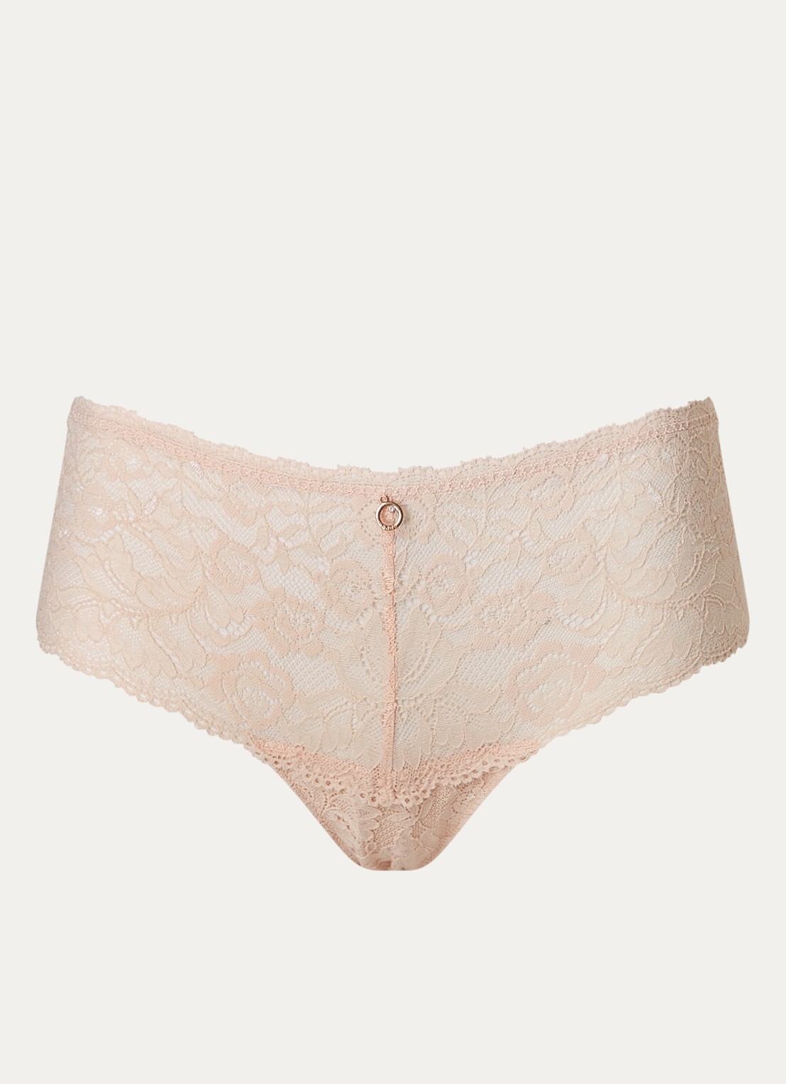 Aubade Rosessence Care shorty van kant - voorkant oudroze