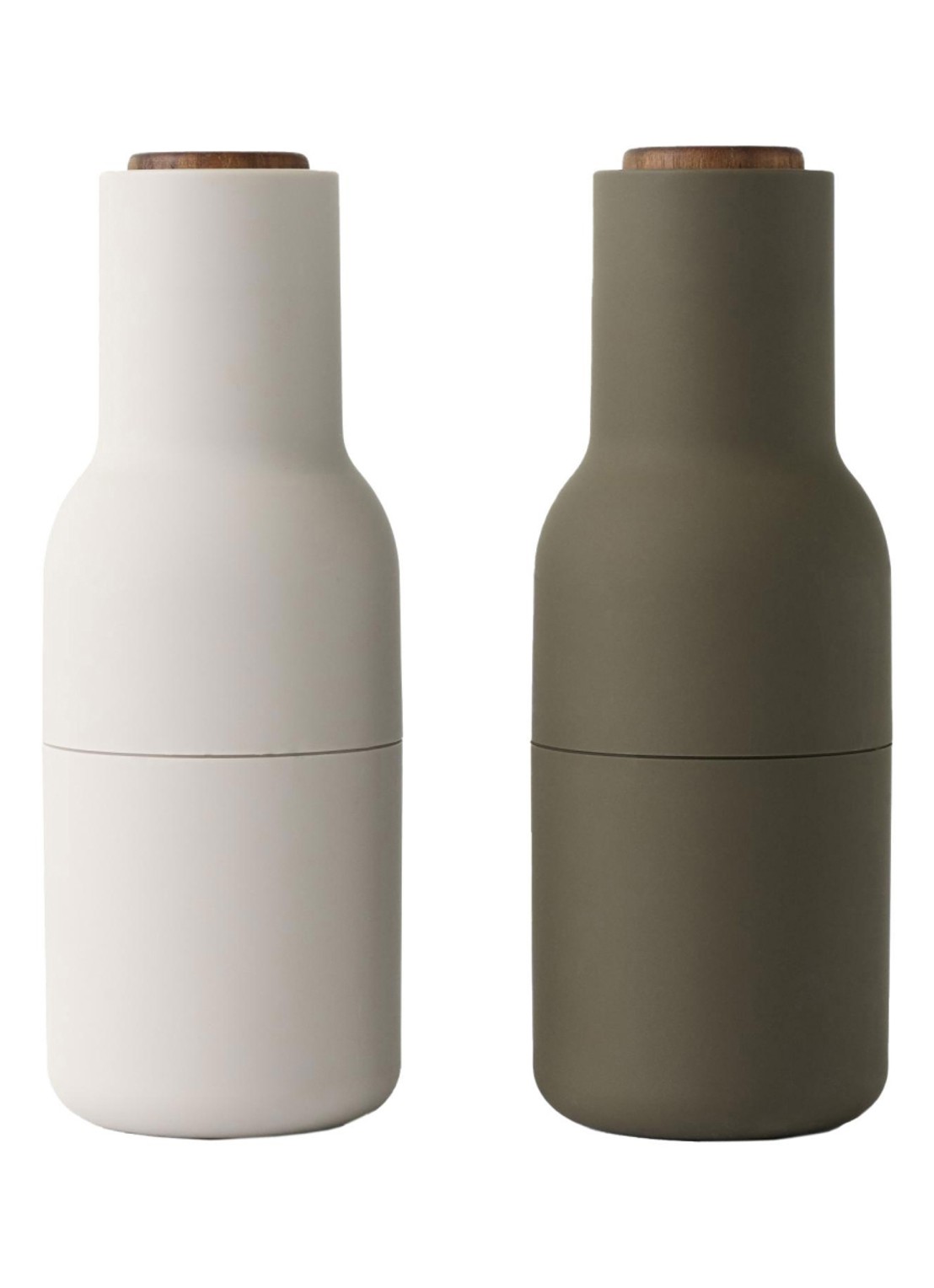 Audo Copenhagen Bottle Grinder peper- en zoutmolen - voorkant bronsgroen