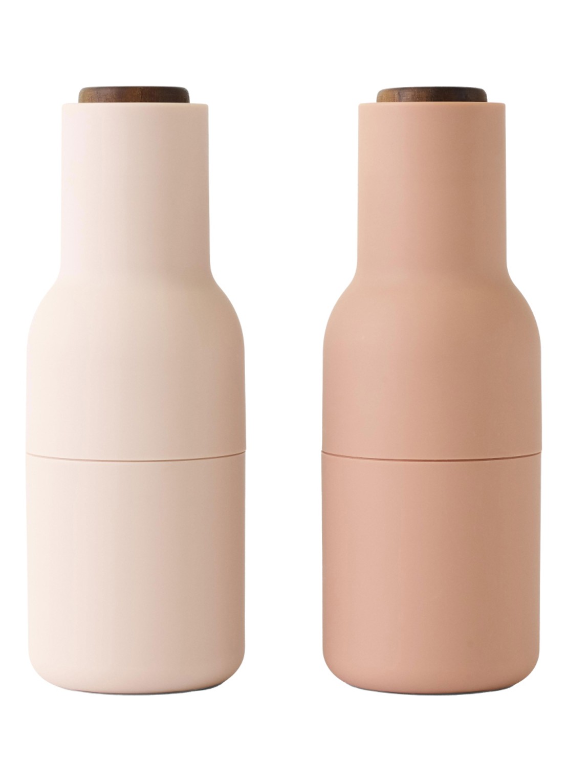 Audo Copenhagen Bottle Grinder peper- en zoutmolen - voorkant roze