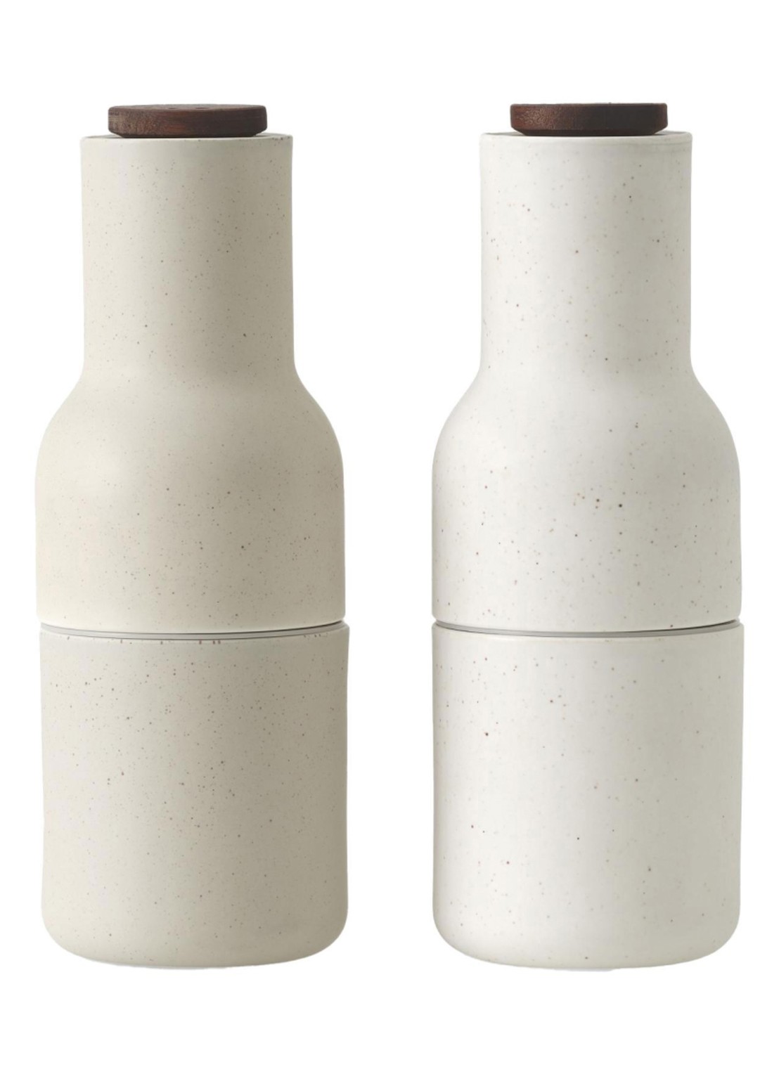 Audo Copenhagen Bottle Grinder peper- en zoutmolen - voorkant beige