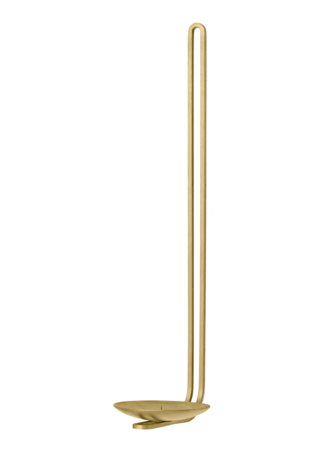 Audo Copenhagen Clip kandelaar wand medium   - voorkant zwart