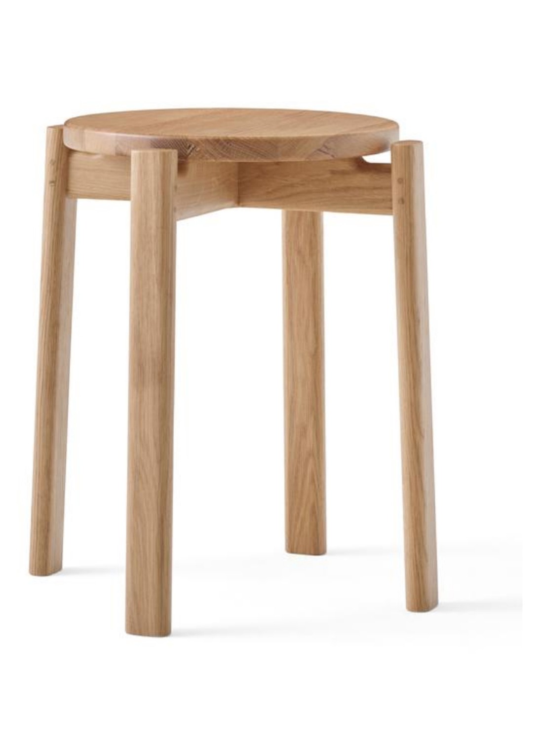 Audo Copenhagen Passage kruk 42,5 cm - voorkant beige
