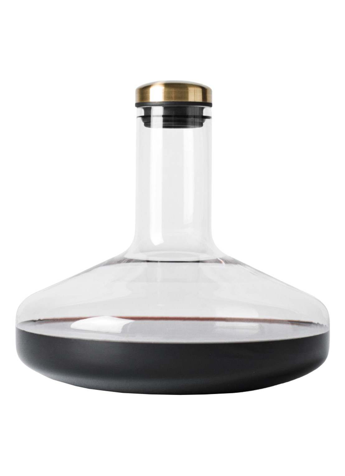 Audo Copenhagen Wine Breather Deluxe decanteerkaraf  - voorkant goud